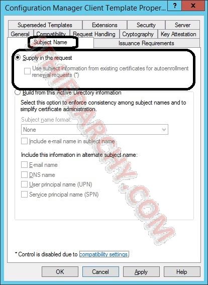 Sccm 2012 client authentication certificate templates ithierarchy inc