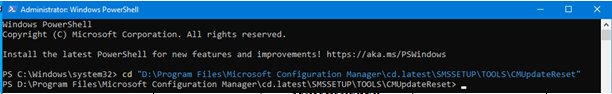 CM Update Reset Tool (CMUpdateReset.exe) File Location